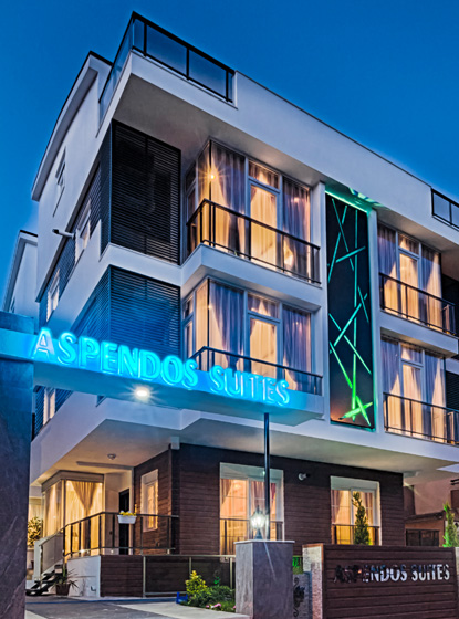 Aspendos Suites rent a car