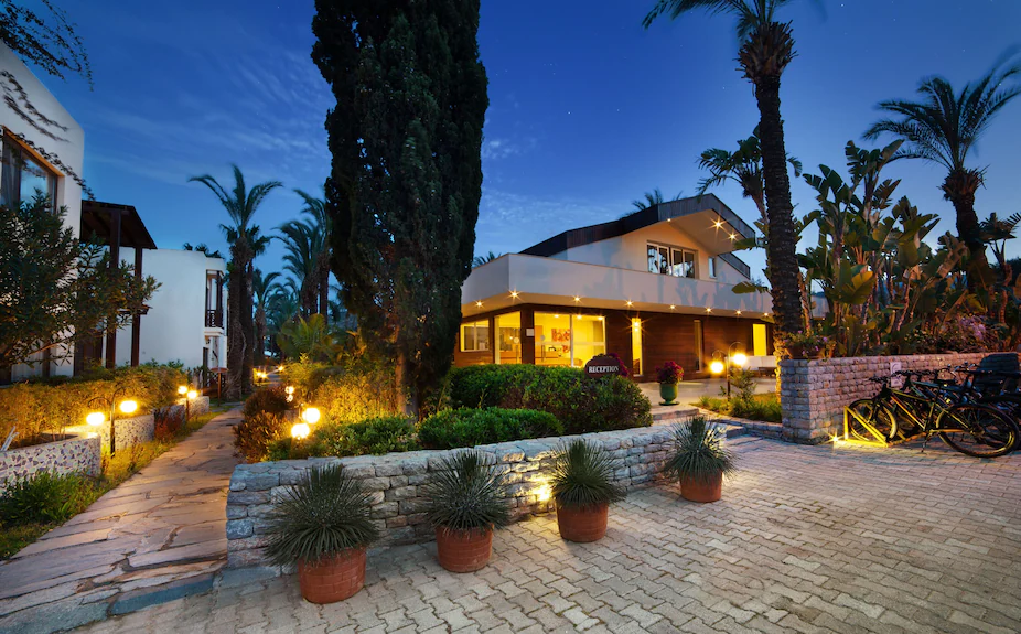 The LifeCo Beach Vegan Hotel rent a car